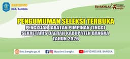Pengumuman Selter JPT Sekda 2026