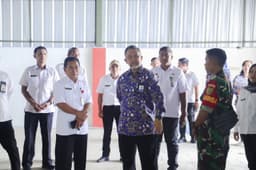 Kepala BPKP Babel Tinjau Gedung Koperasi Merah Putih Jelitik