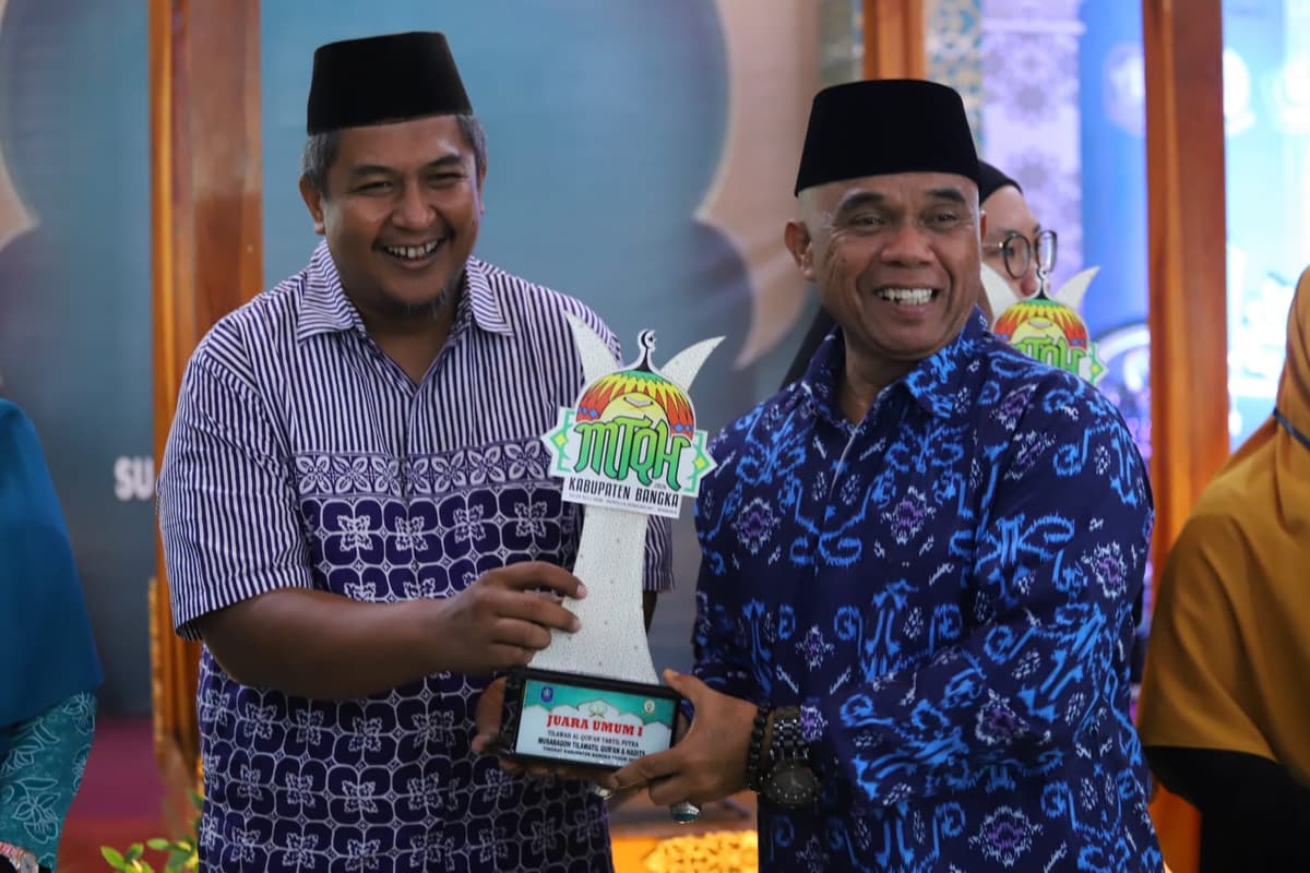 Kecamatan Sungailiat Juara Umum MTQH Kabupaten Bangka Tahun 2026