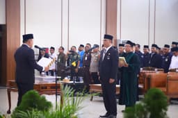 Bupati Bangka Lantik Hariyadi Sebagai Sekda Bangka